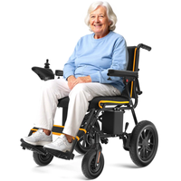 Electric Wheelchair Designed for Indoor and Outdoor Mobility, 20+ Mile Range, 500W Dual Motors, Foldable Frame
