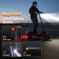Electric Scooter Built for Urban Mobility, 1200W Motor, 30 Mile Range, UL Certified, Foldable Frame