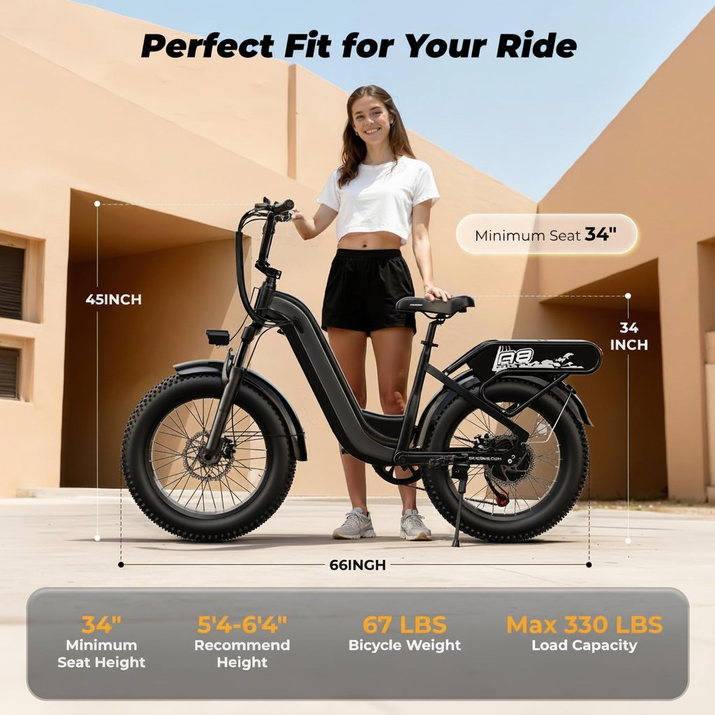 Electric Bike for Adults，1500W Peak Motor,48V 20Ah Fast Ebike