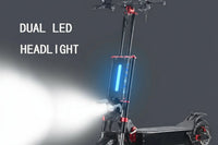 OBARTER X5 Foldable Electric Scooter, Offroad Electric Scooter for Adults with Powerful Dual 5600W Motors, Max Speed up to 53 MPH, 45 Miles Long Battery Ranges