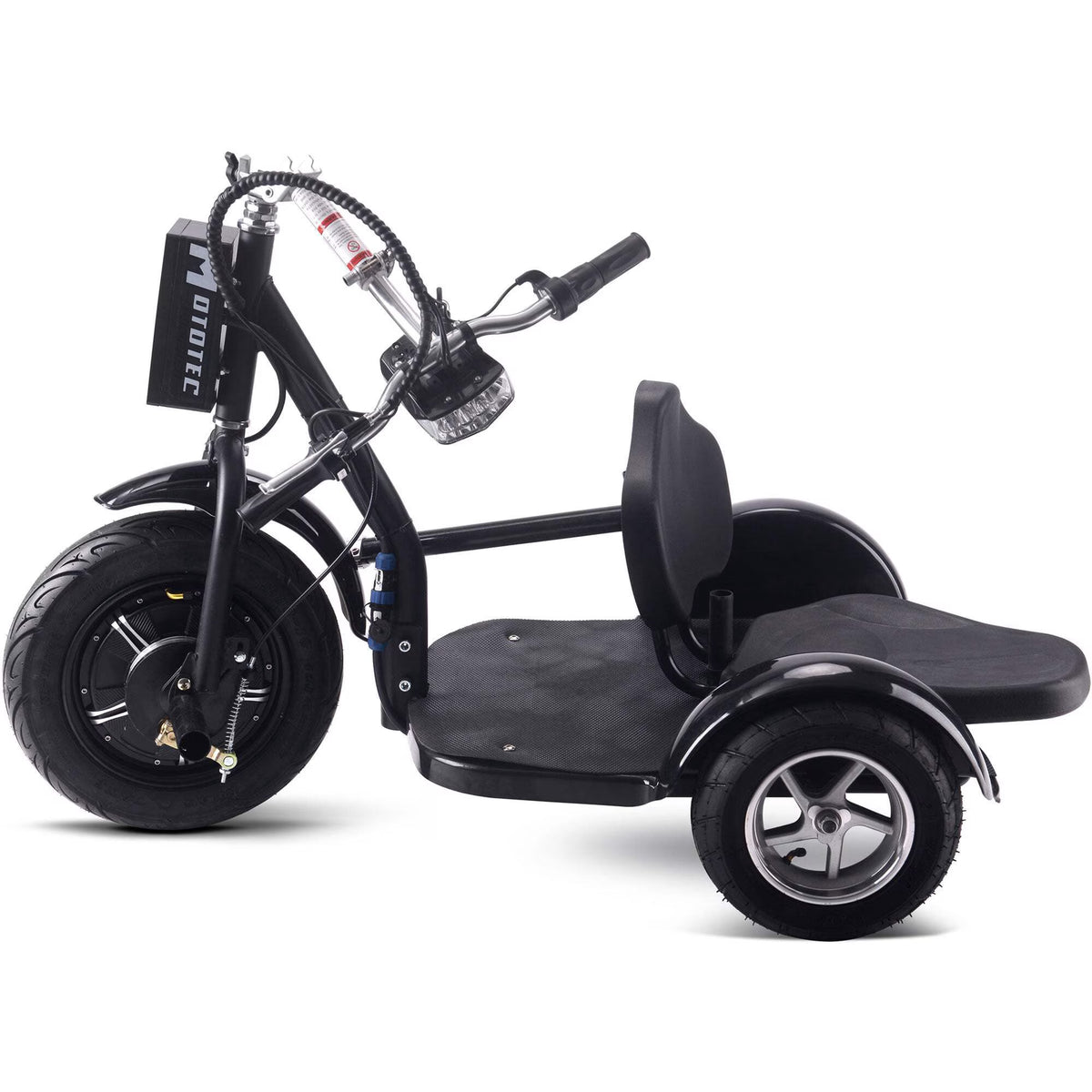 Mototec Electric Trike 48V 1000W Lithium Black