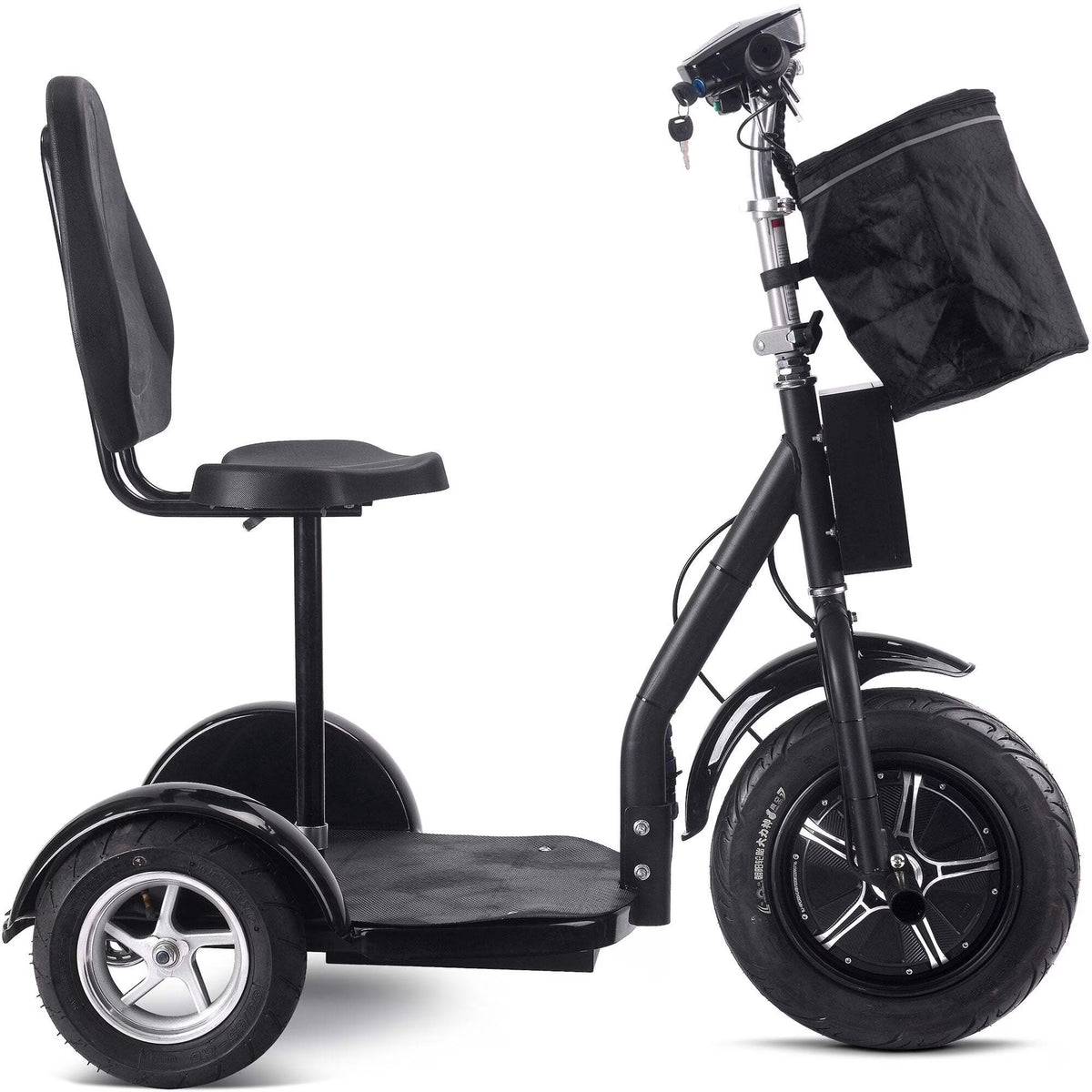 Mototec Electric Trike 48V 1000W Lithium Black
